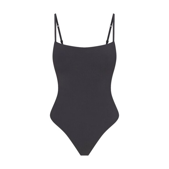Skims Smooth Layers Cami Bodysuit in Graphite, Size XXS - Picture 1 of 5